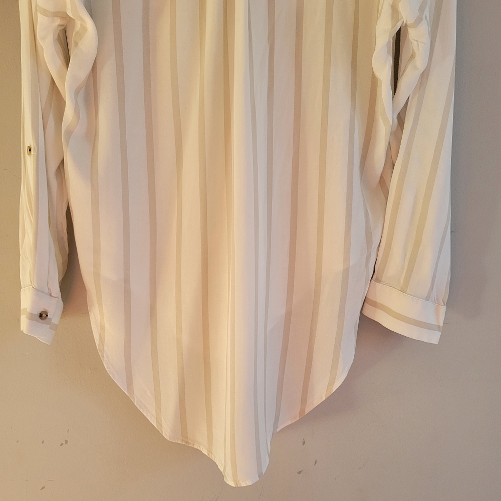 Anthropologie Maeve Sandbridge Button Down Tie‎ Front Top XS - Picture 12 of 16